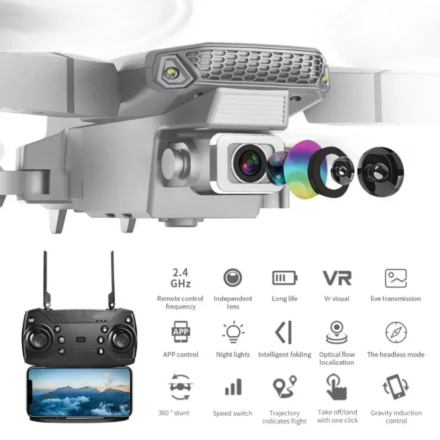 Pocket Drone with HD Cam
