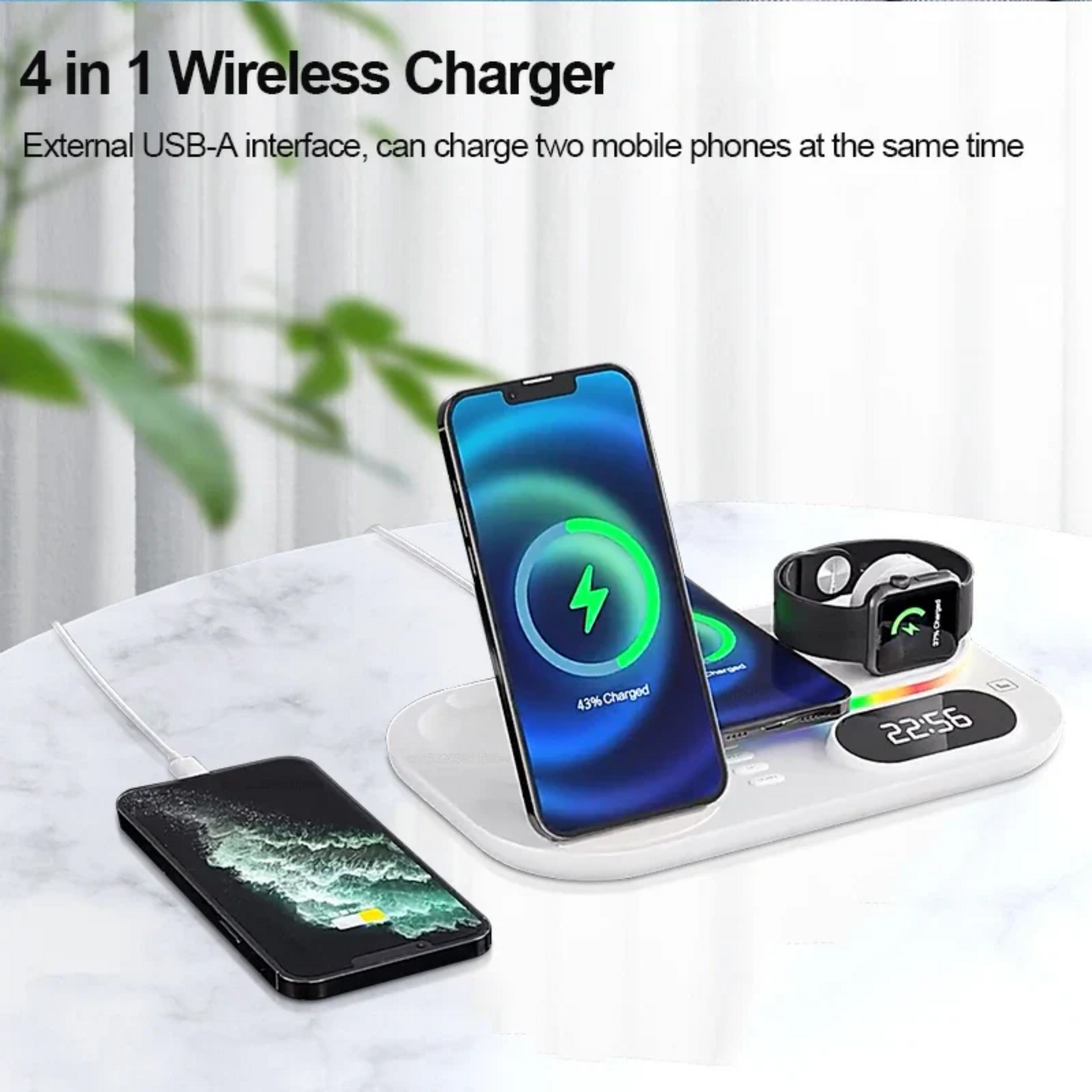 All in One Wireless Charger Black