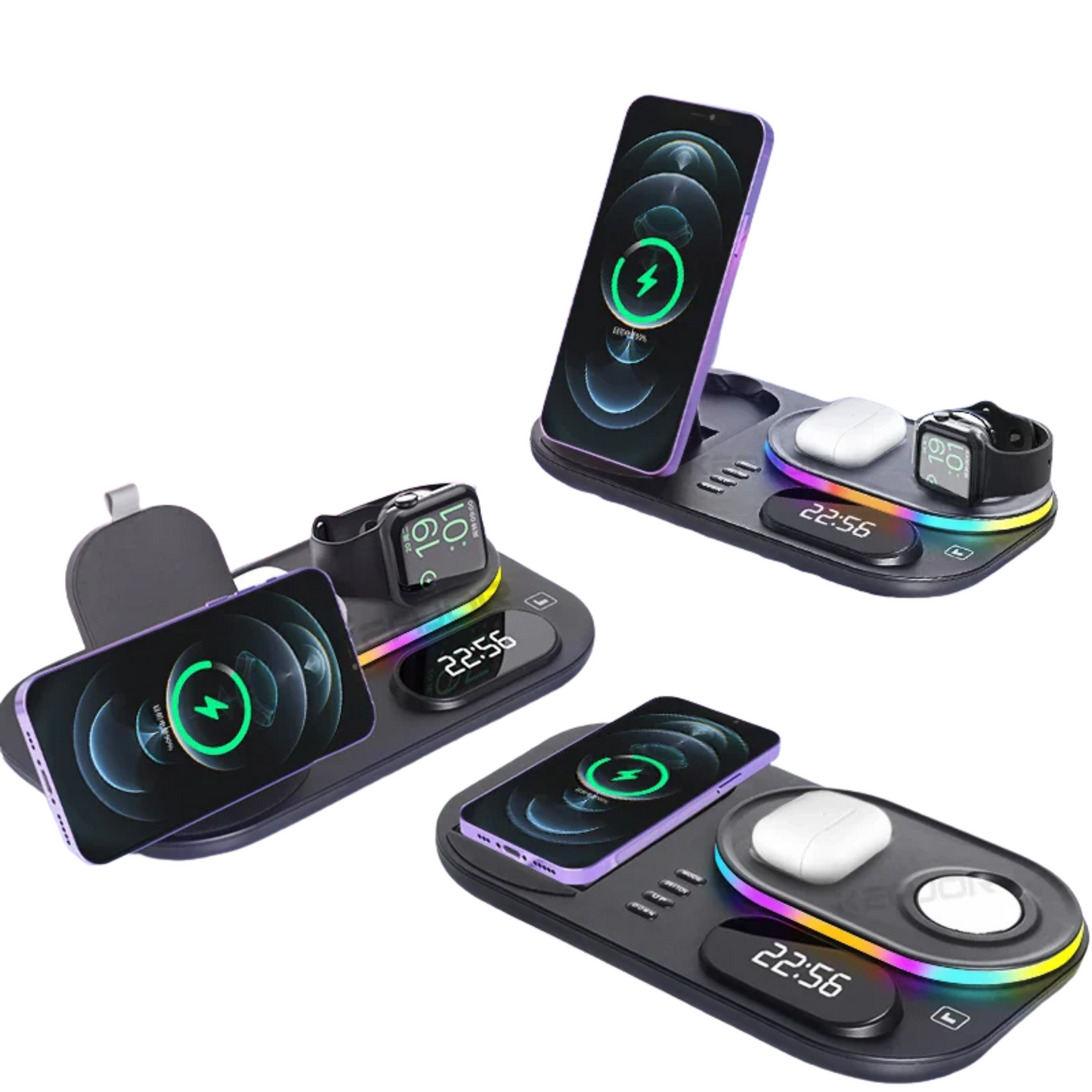 All in One Wireless Charger Black
