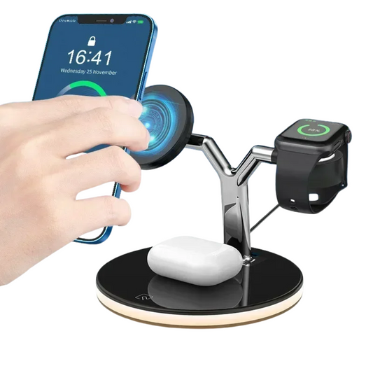 Magnetic Charging Hub for Apple - Black