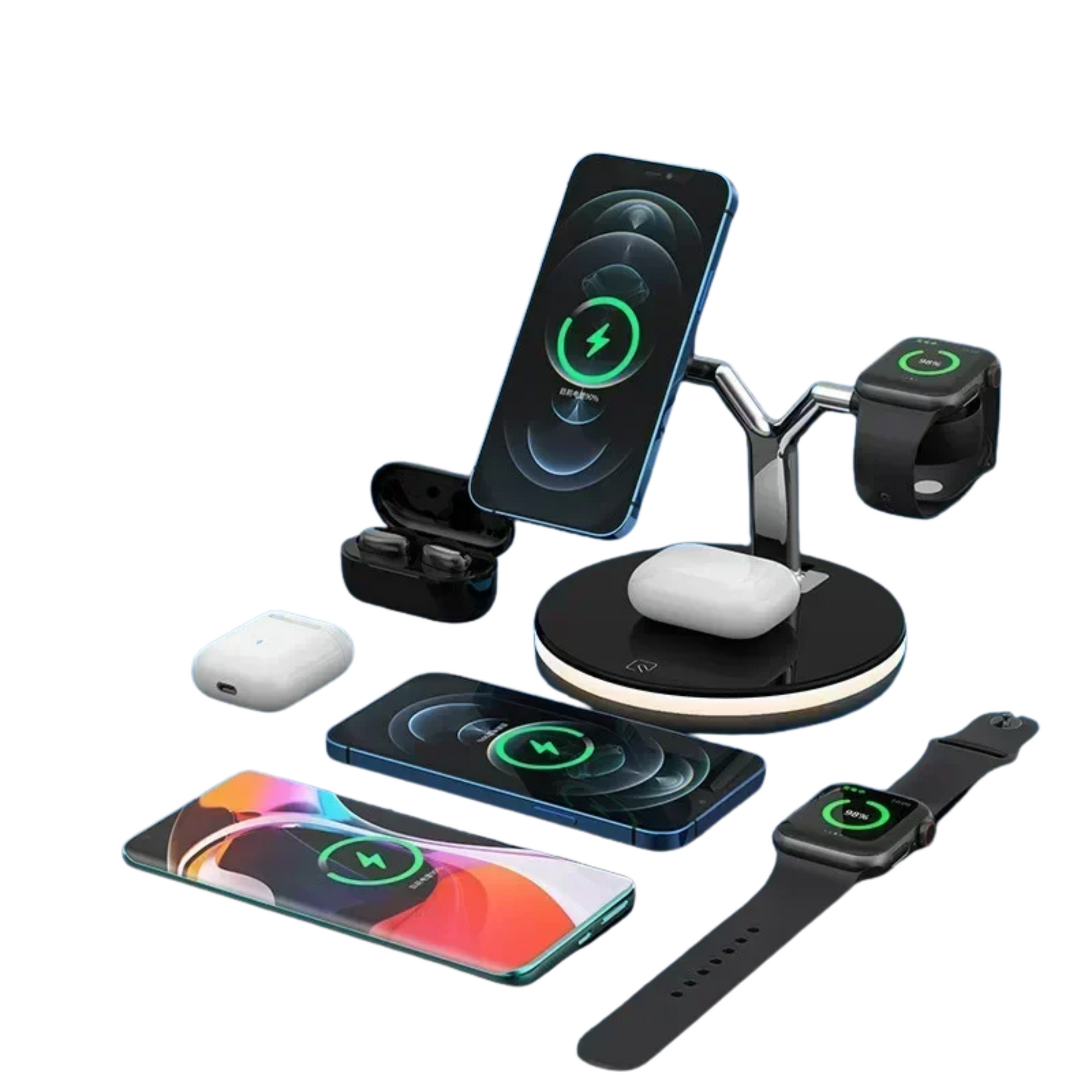 Magnetic Charging Hub for Apple - Black