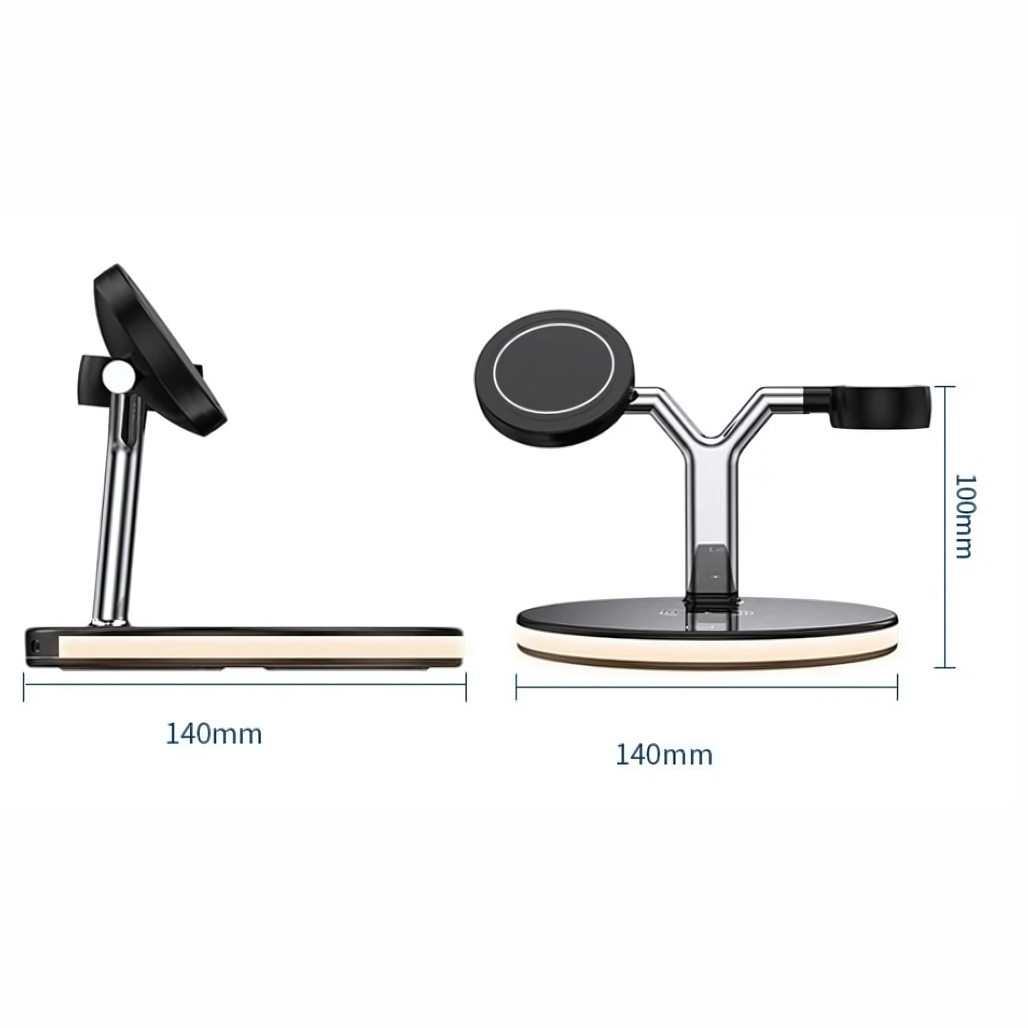 Magnetic Charging Hub for Apple - Black
