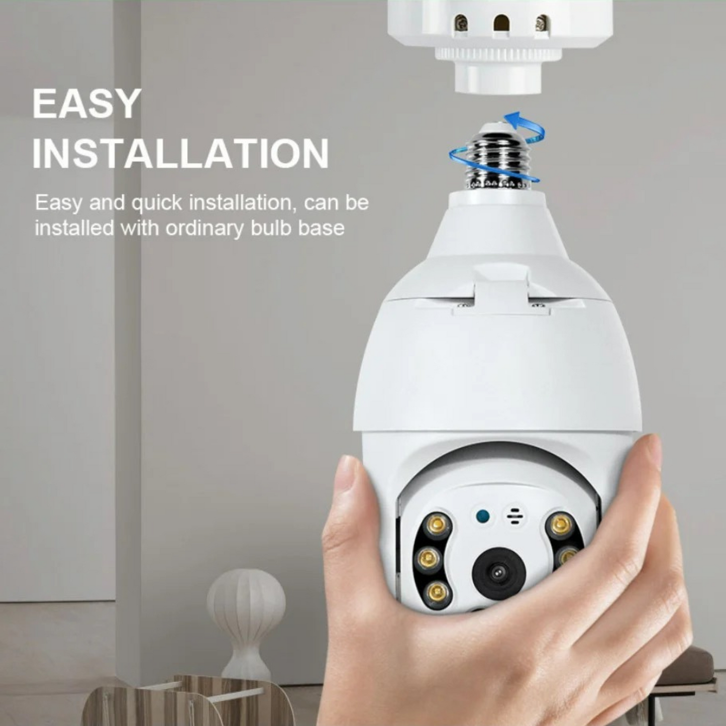 Smart Home Security Light Camera