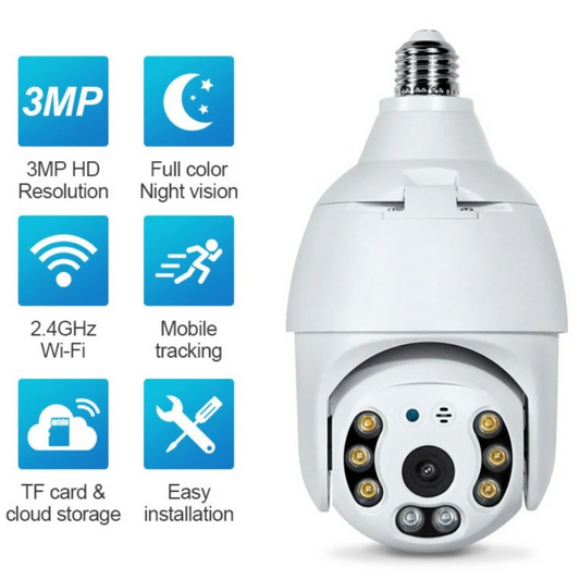 Smart Home Security Light Camera