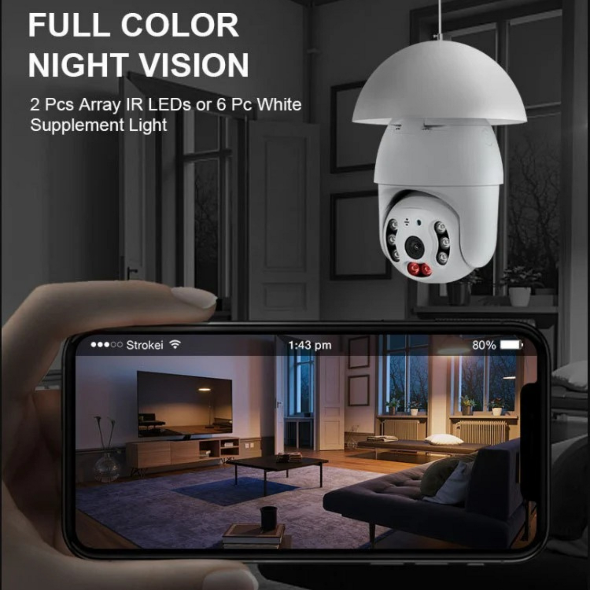 Smart Home Security Light Camera