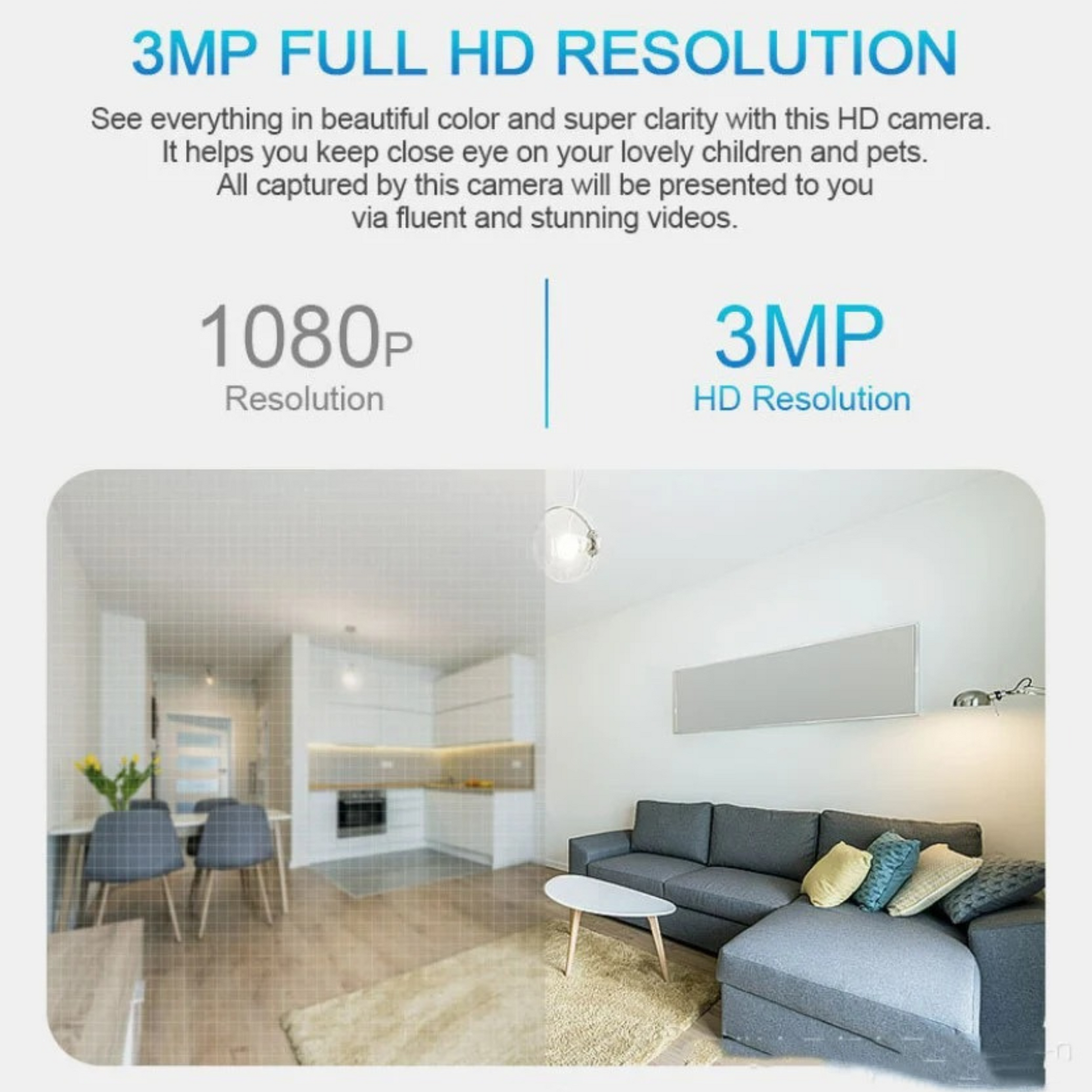 Smart Home Security Light Camera