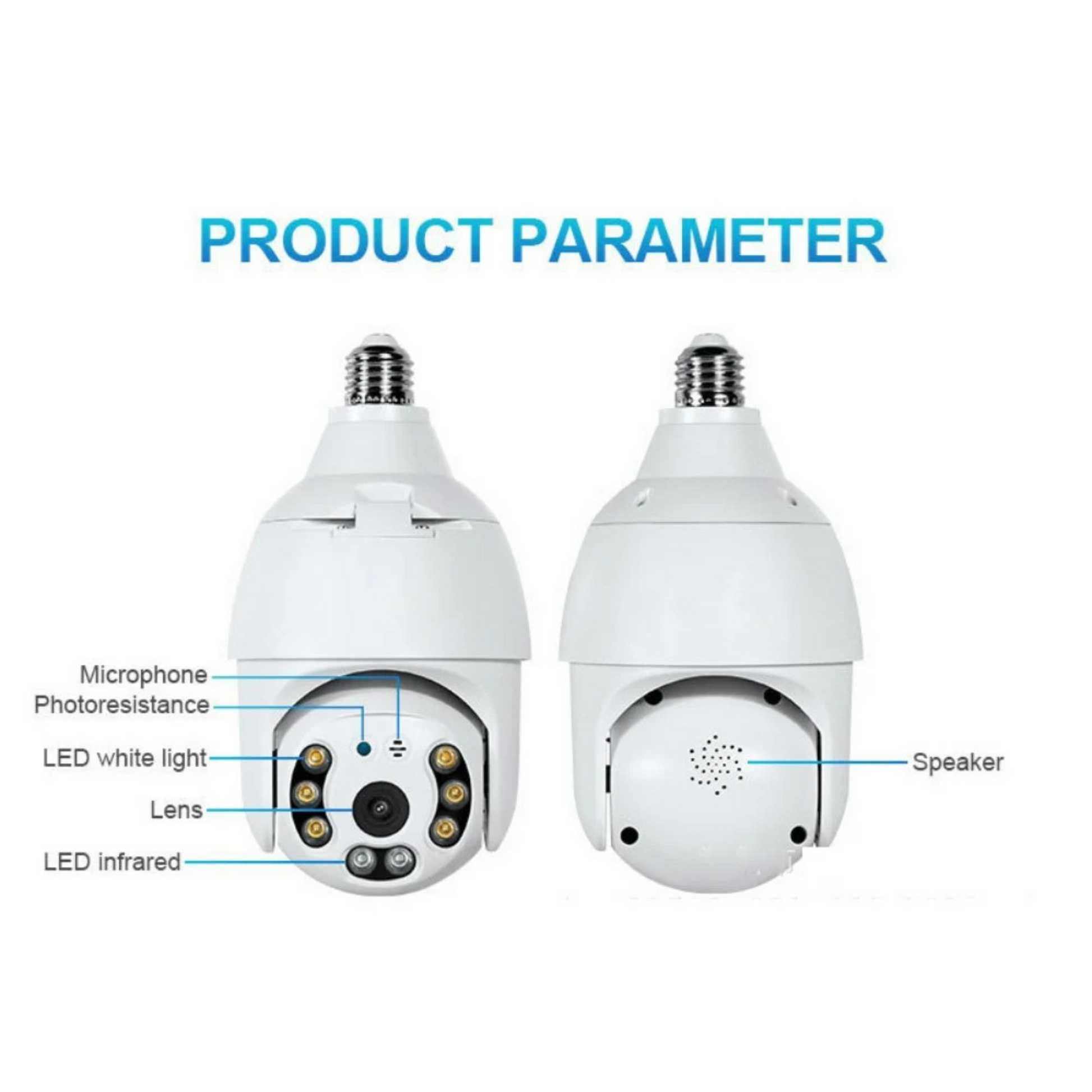 Smart Home Security Light Camera
