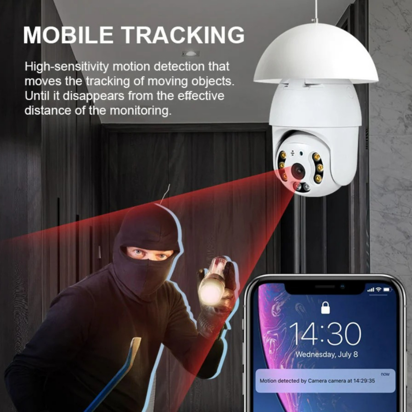 Smart Home Security Light Camera