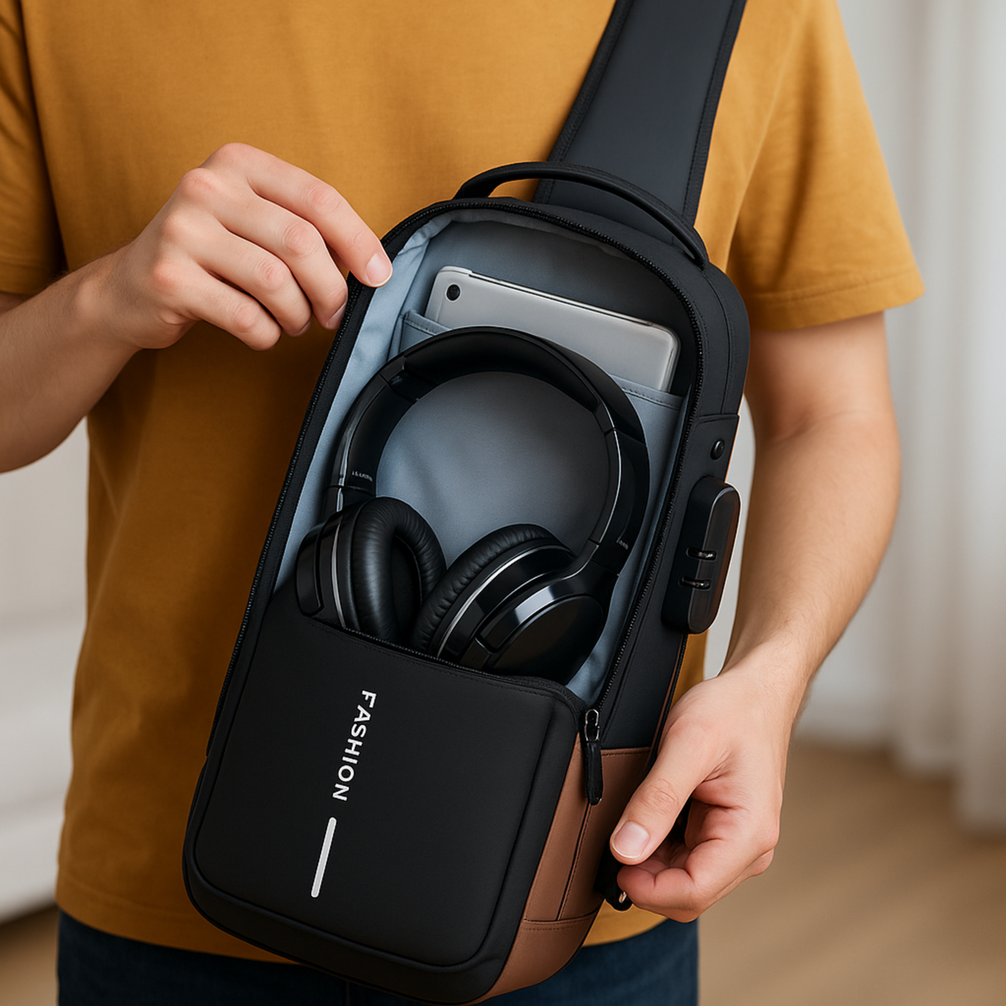 Secure Travel Sling Bag
